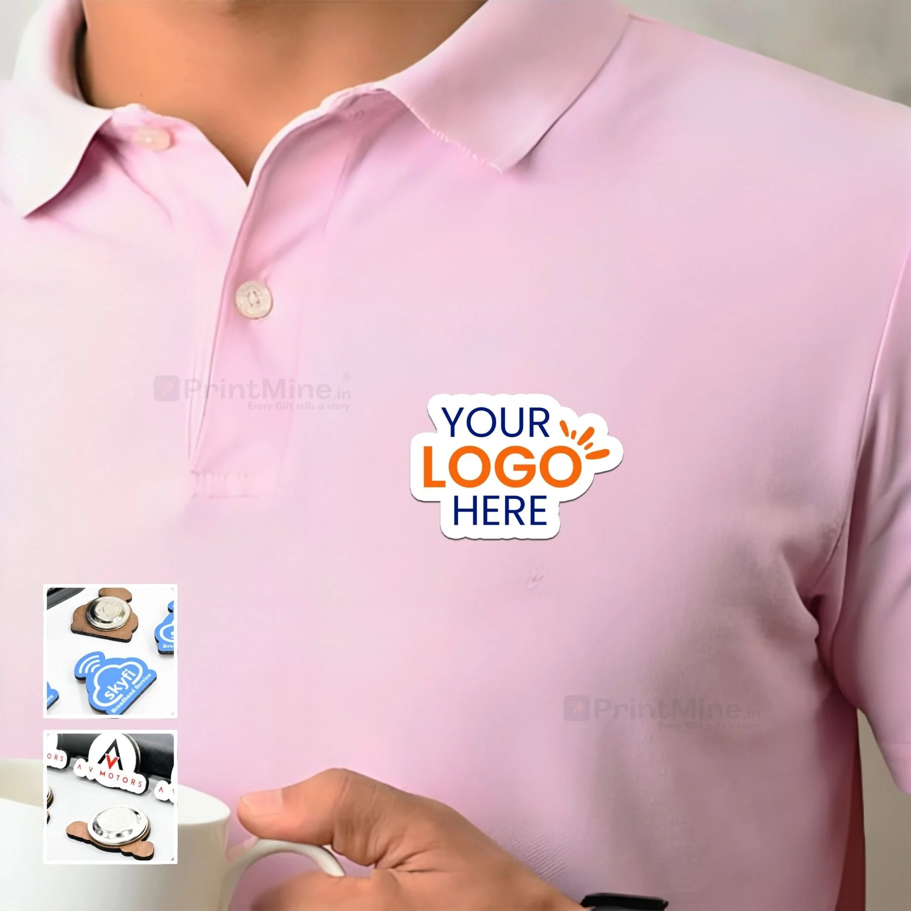 Customized Magnetic Badge | Wear Your Brand | brandifibd.com