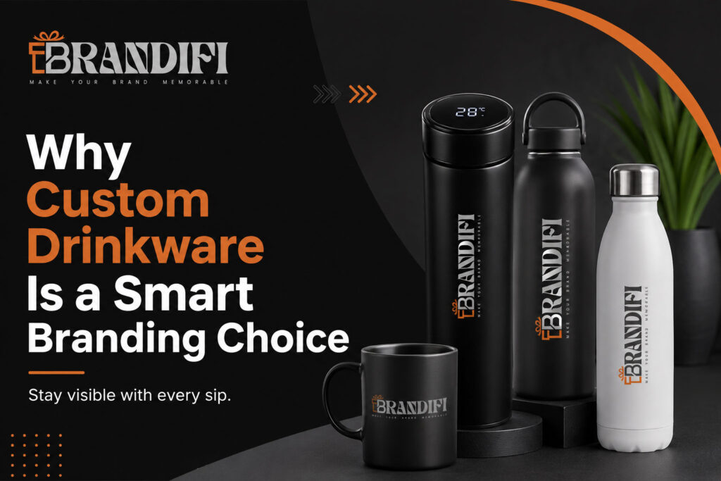 Custom Drinkware for Smart and Everyday Branding